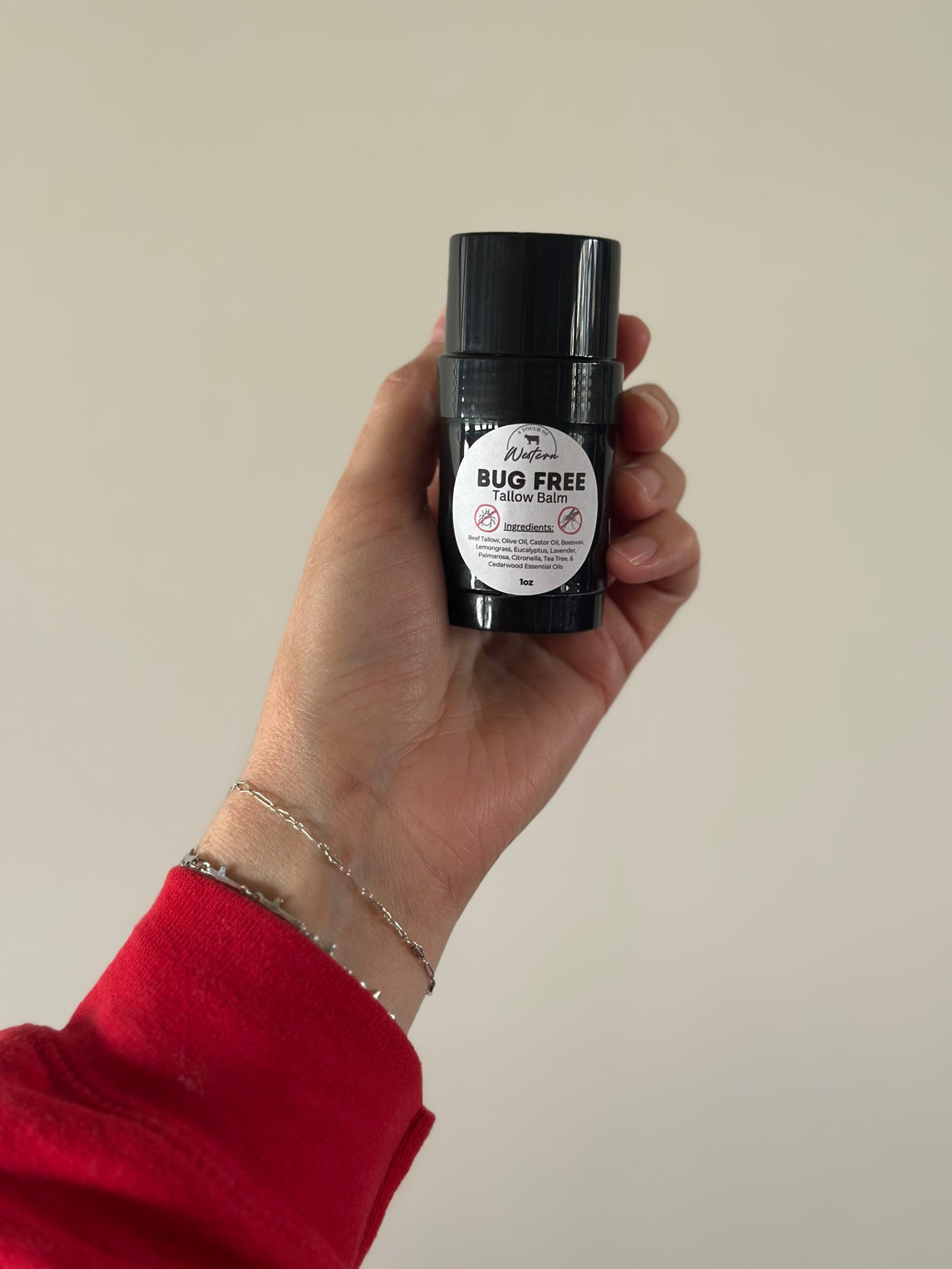 1oz Bug Free Tallow Balm Stick