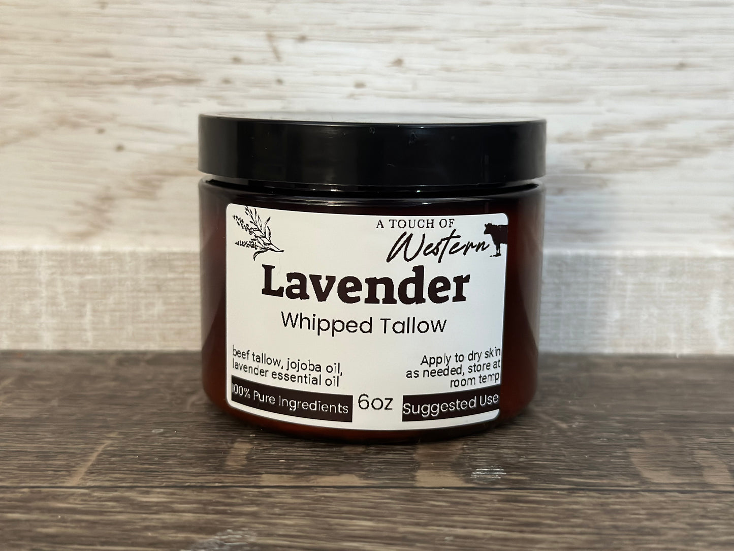 6oz Lavender & Jojoba Whipped Tallow