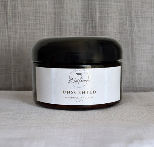 4oz Unscented Whipped Tallow
