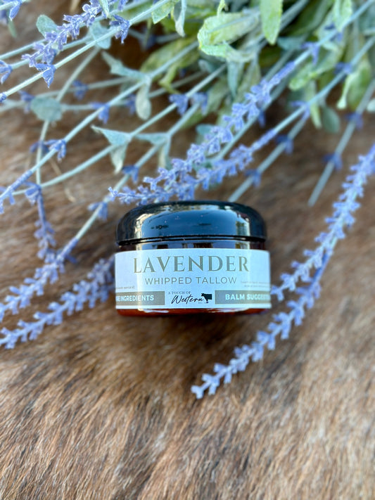 4oz Lavender Whipped Tallow