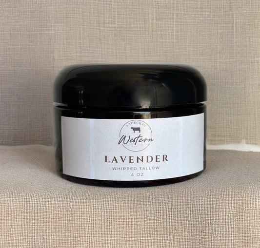 4oz Lavender Whipped Tallow