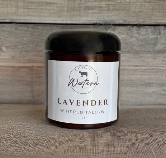 8oz Lavender Whipped Tallow