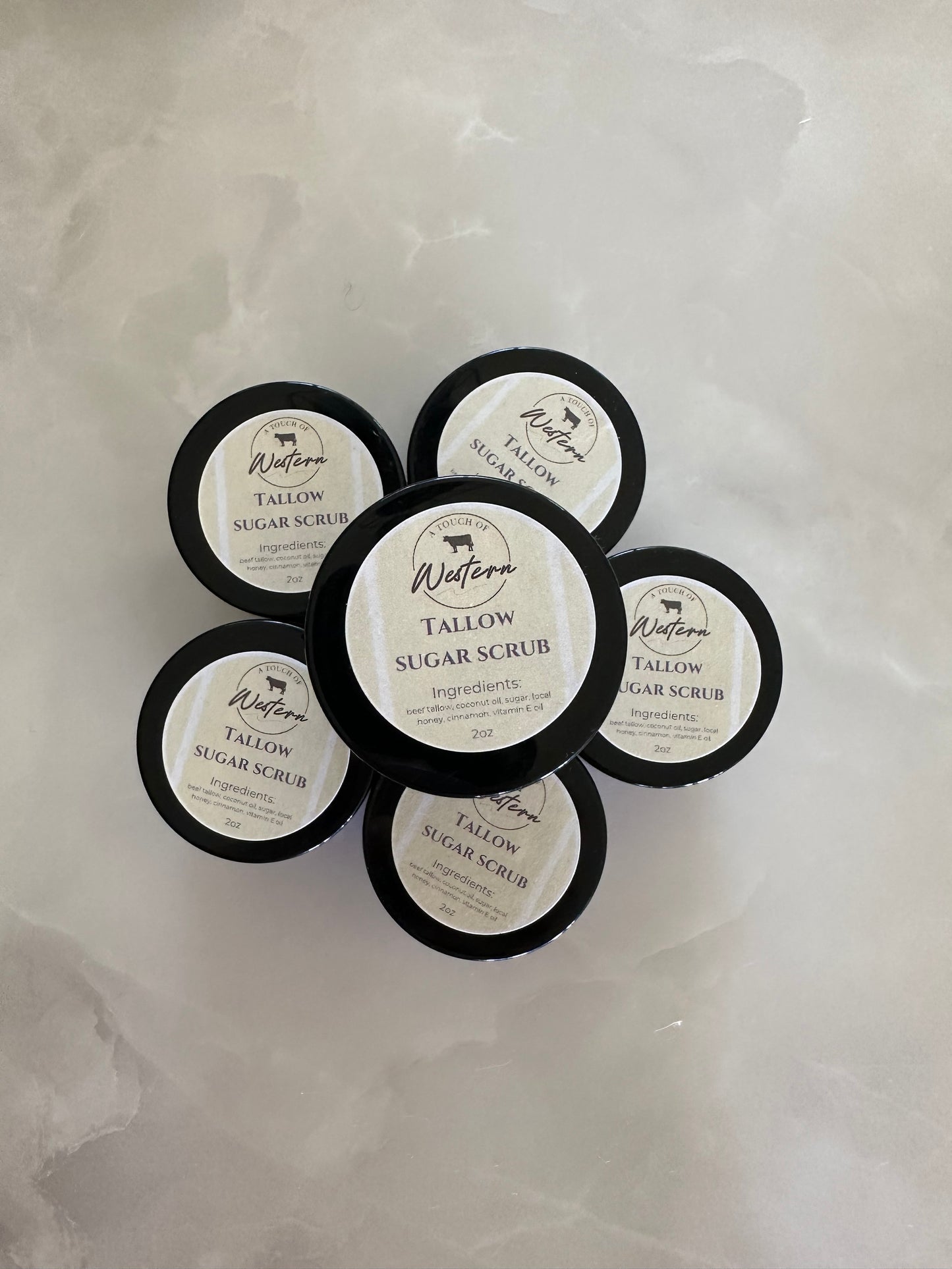 2oz Tallow Sugar Scrub